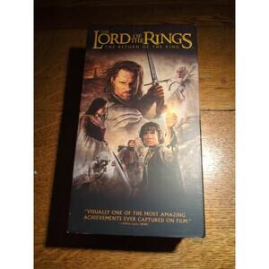The Lord of the Rings: The Return of the King (VHS, 2004, 2-Tape Set,...